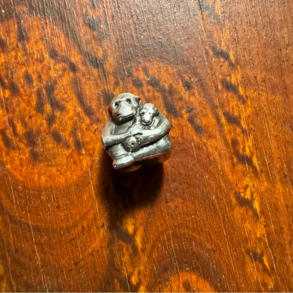 Pandora Monkey Mom and Baby Charm